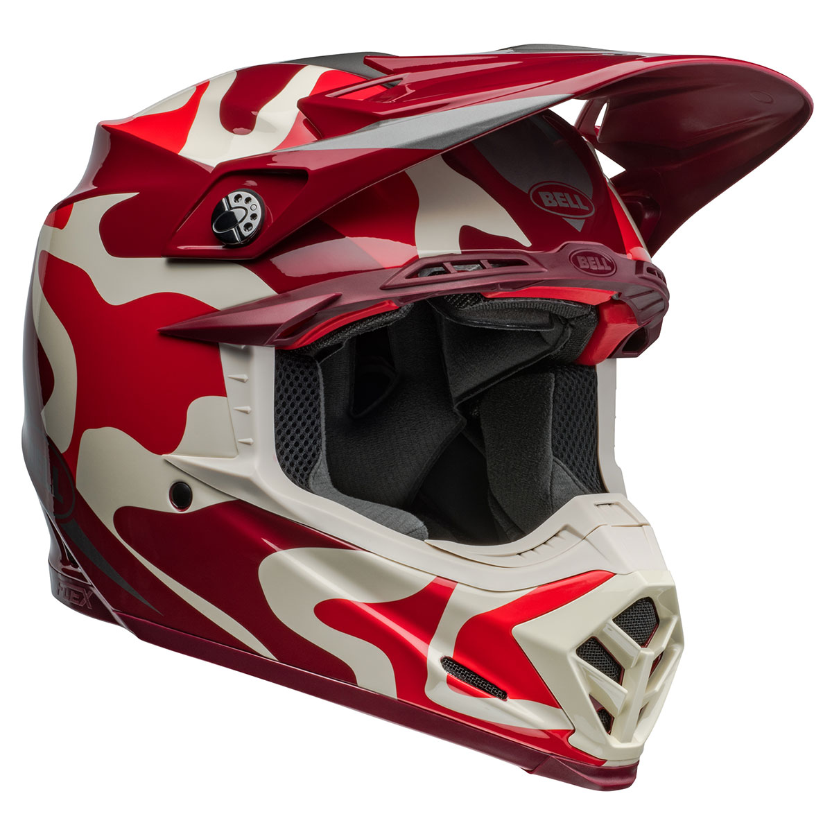 BELL MOTO-9S FLEX ヘルメット フェランディスメシャン レッド/シルバー| Dirtbikeplus (ダートバイクプラス)