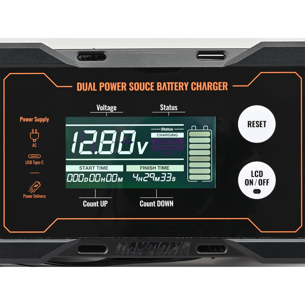 DAYTONA ディスプレイバッテリーチャージャー ポータブル電源対応