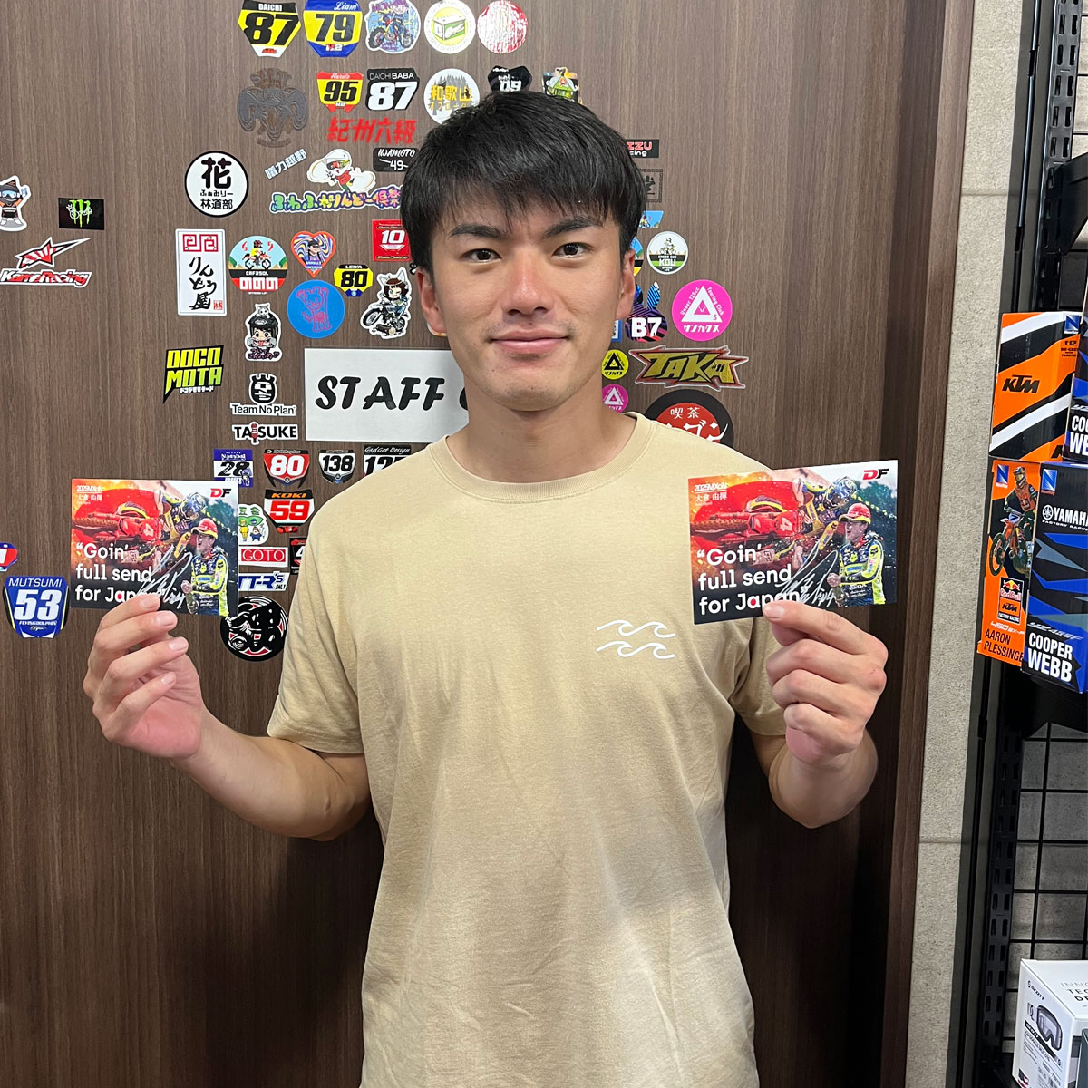 DIRTBIKEPLUS MXoN TeamJAPAN応援Tシャツ 2025| Dirtbikeplus