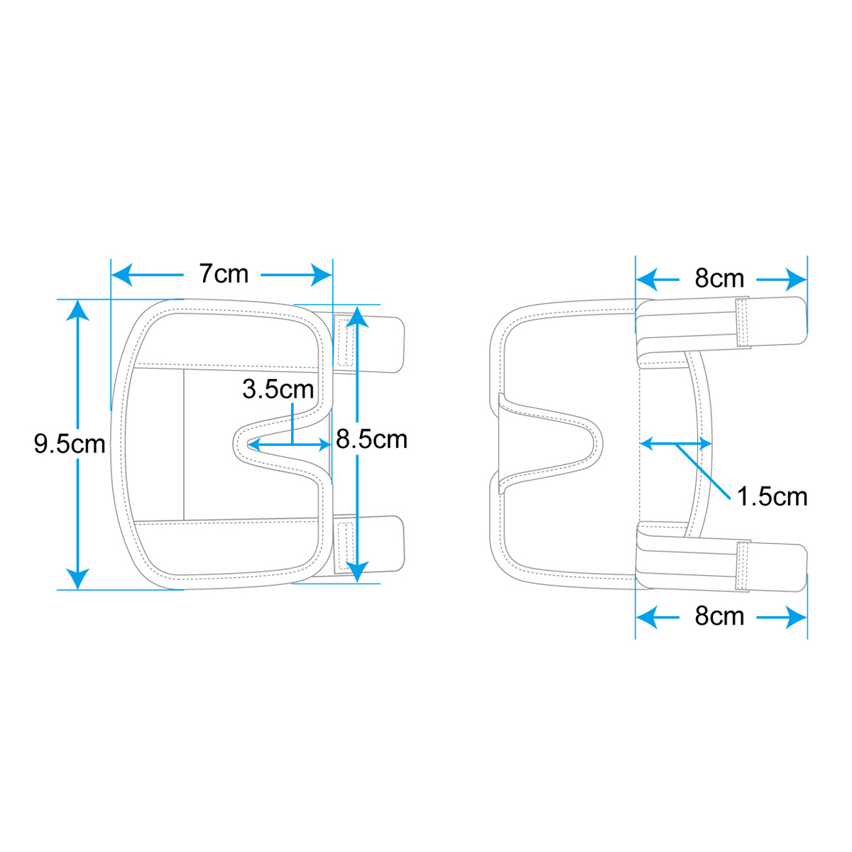 DFG ニーブレース ヒンジカバー Dirtbikeplus (ダートバイクプラス)