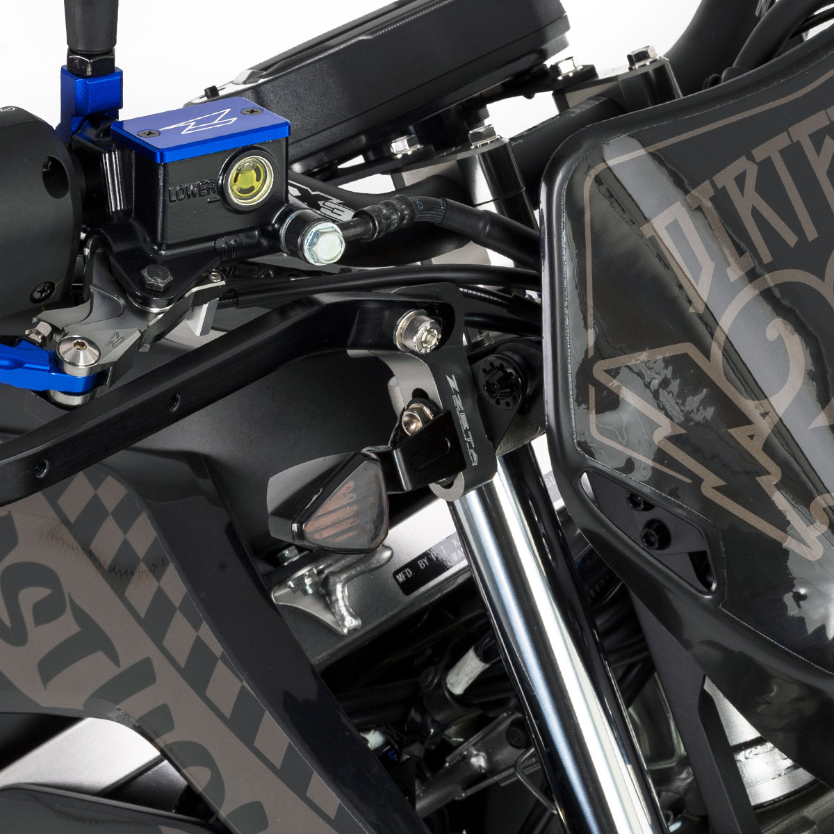 DRC モトレッド フロントフォーク用フラッシャーホルダー| Dirtbikeplus (ダートバイクプラス)