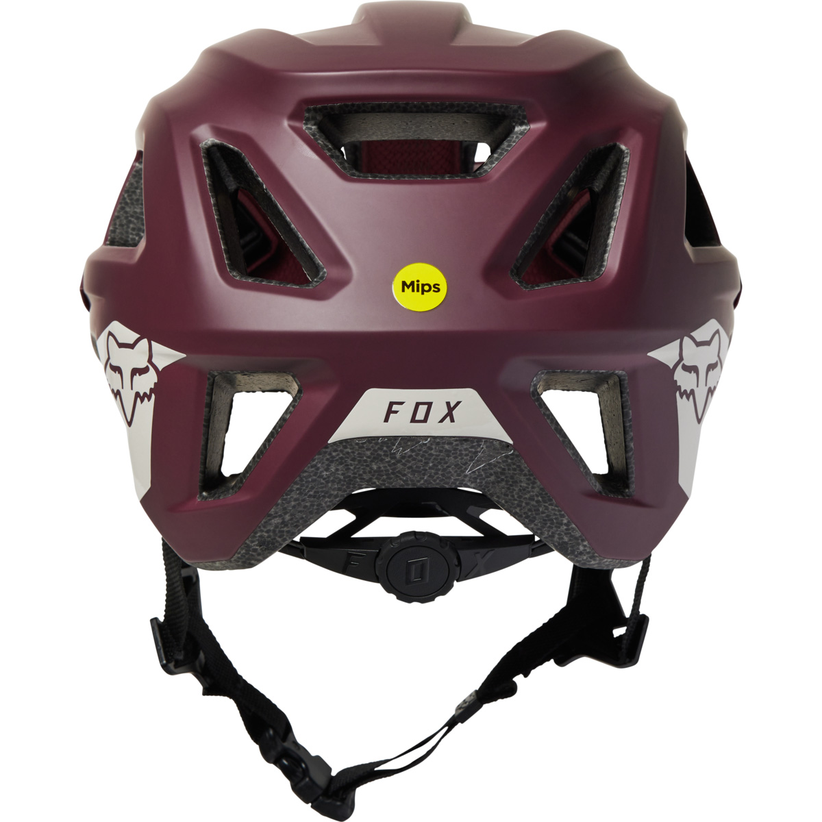 FOX BIKE メインフレームヘルメット ダークマルーン