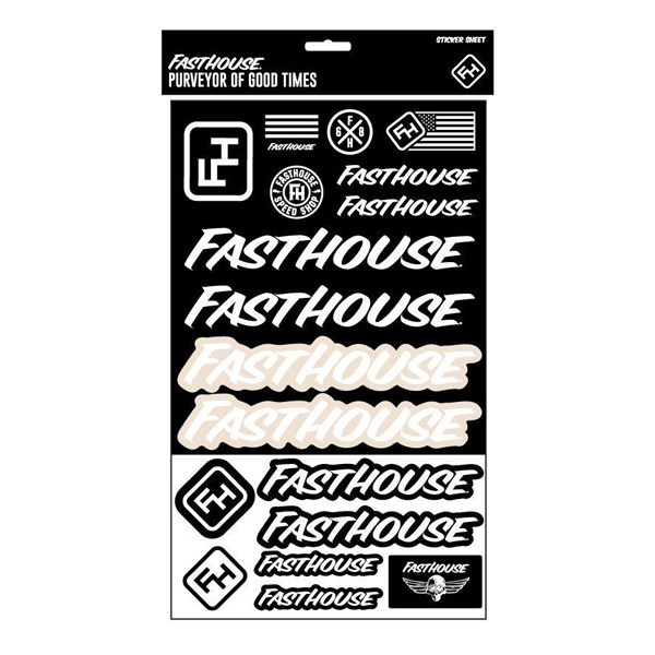FASTHOUSE ステッカーシート 21X35cm| Dirtbikeplus (ダートバイクプラス)