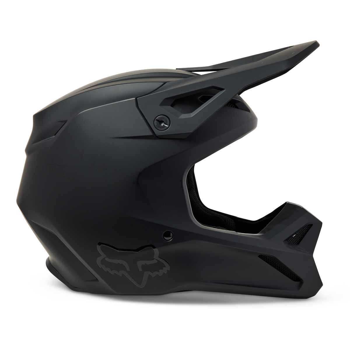 FOX RACING ユース V1ヘルメット マットブラック| Dirtbikeplus