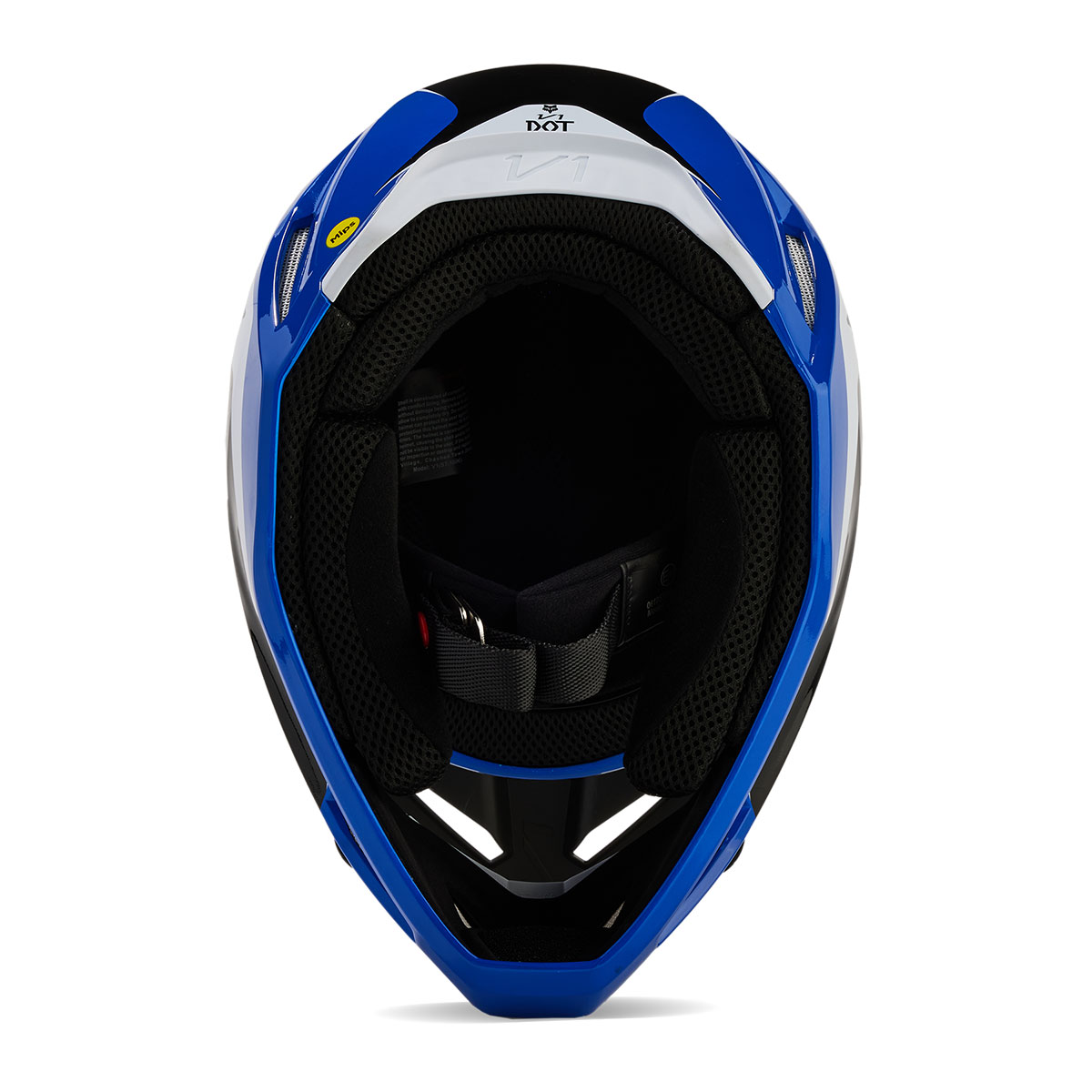 FOX RACING V1ヘルメット ニトロ ブルー| Dirtbikeplus (ダート