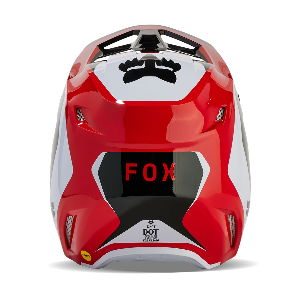 FOX RACING V1ヘルメット ニトロ フローレッド| Dirtbikeplus