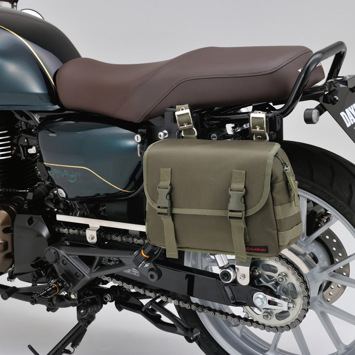 HENLY BEGINS DHS-22 サドルバッグ 6L グリーン| Dirtbikeplus