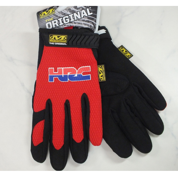 HONDA HRCメカニックグローブ レッド| Dirtbikeplus (ダート