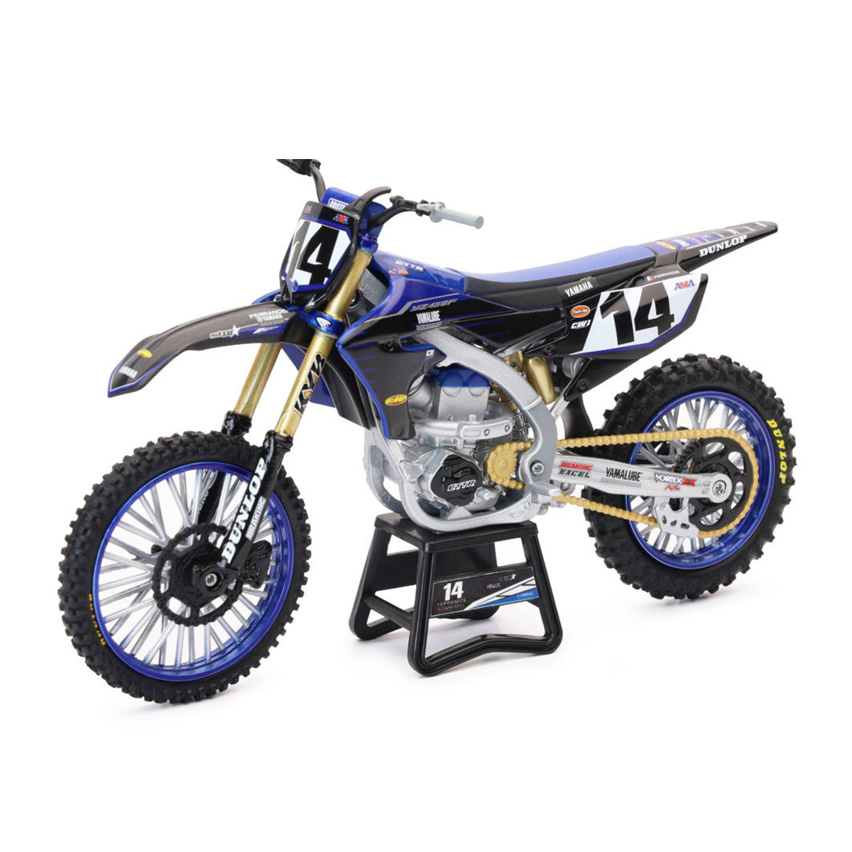 NEWRAY 1/12 ダイキャストモデル YAMAHA YZ450F (Dylan