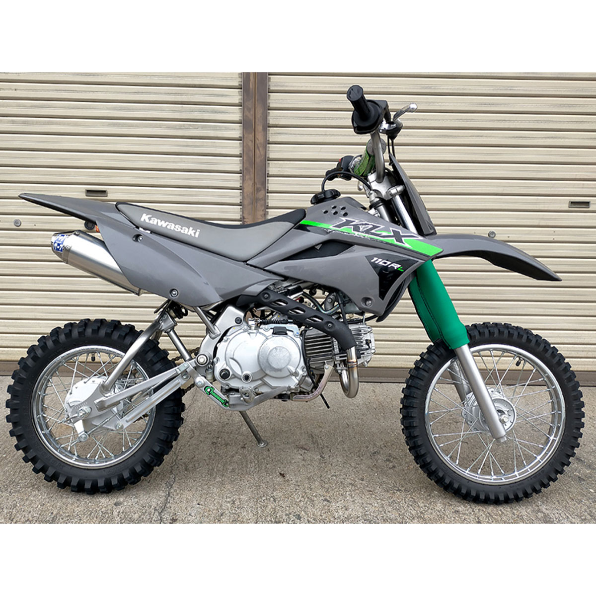 techserfu Super Moto MAX ステンレスフルエキゾースト KLX110RL