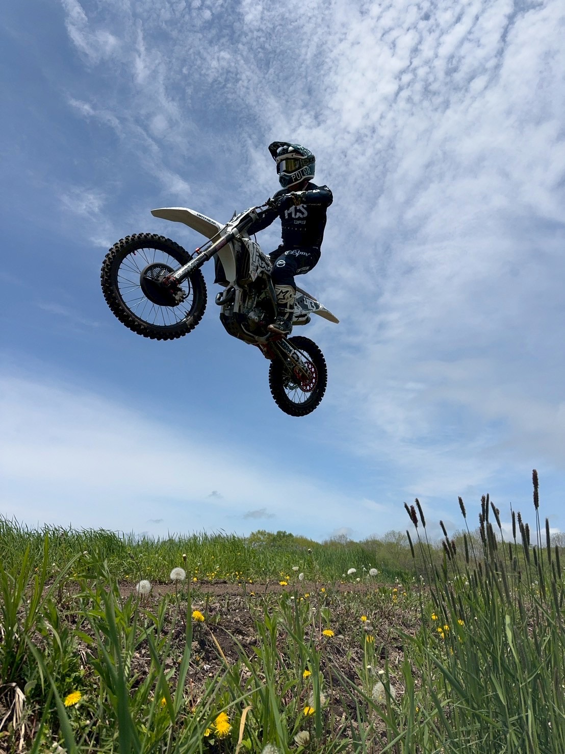 ワークスジャージ BPMスノーサーフ ネイビー/クリーム/コーヒー　ライダーレビュー製品写真