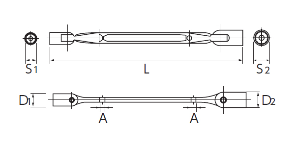 フレックスソケットスパナ